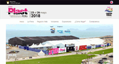 Desktop Screenshot of expoplastperu.com